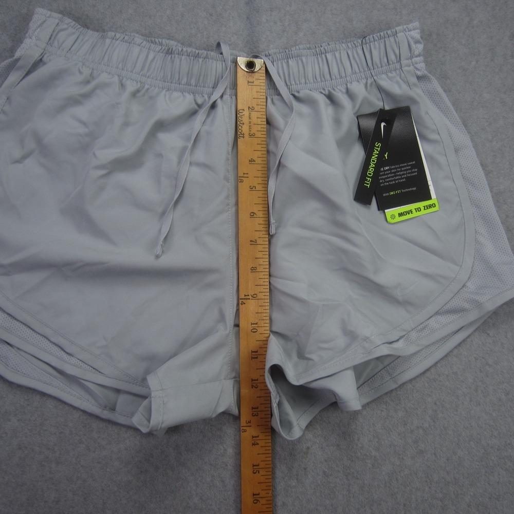 Nike Shorts Womens Large Gray Dri Fit Running Tempo Athletic - Picture 6 of 11